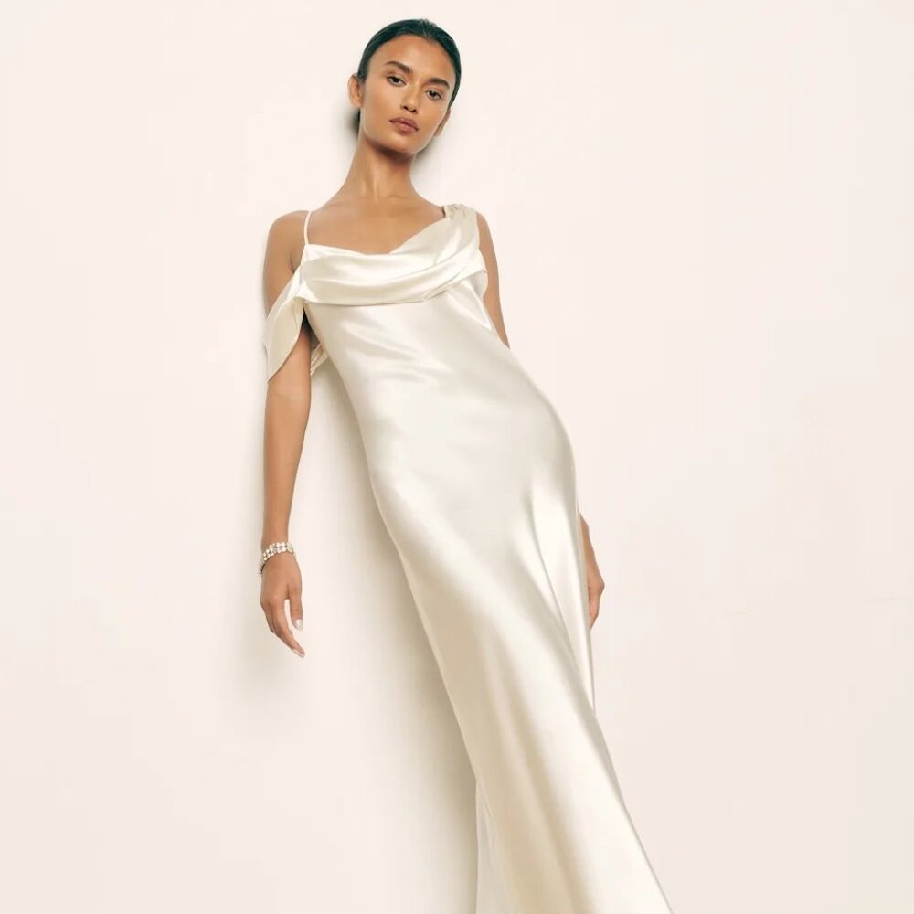 Reformation Ronda Silk Dress (New w Tags)